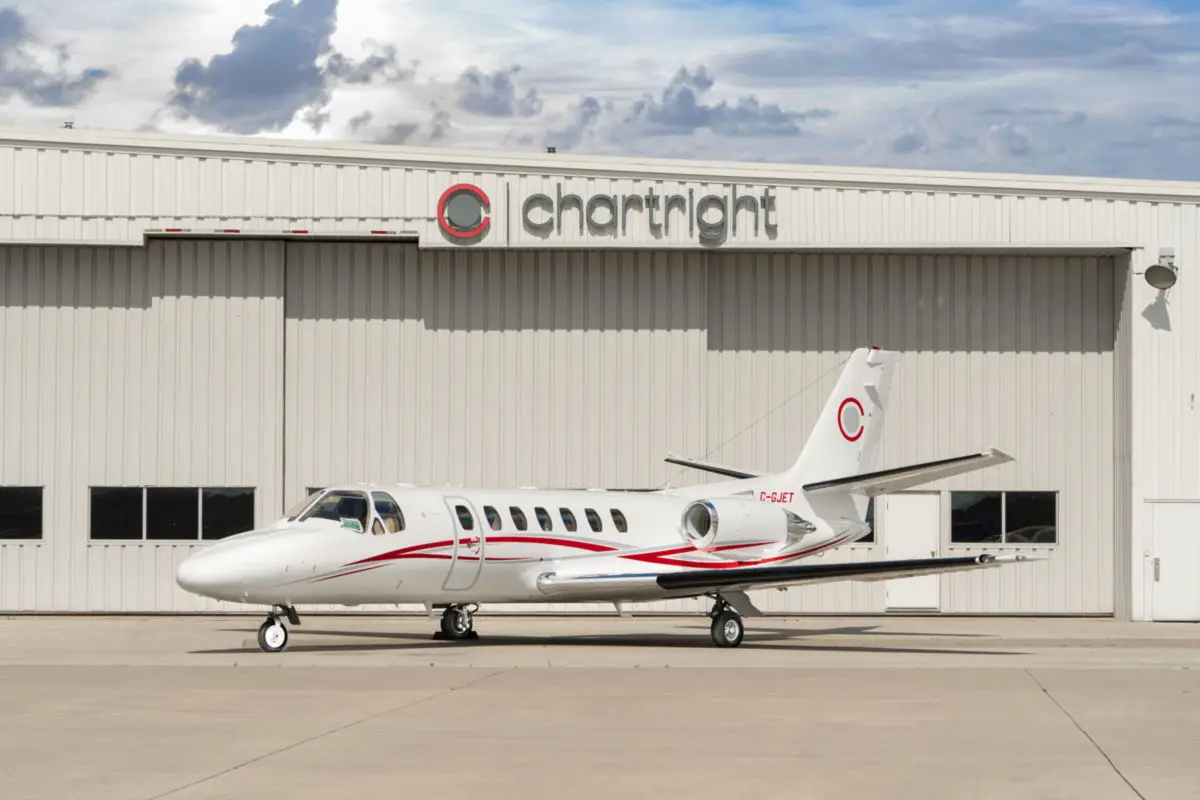 Cessna Citation Ultra C-GJET operated by Chartright Air Group, exterior