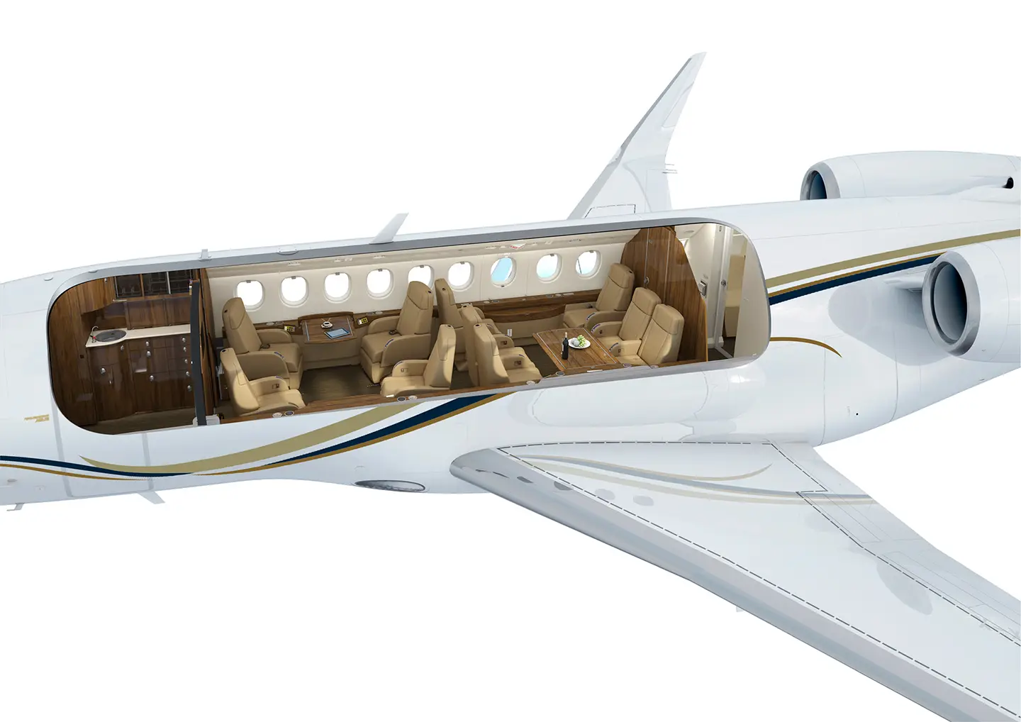 Dassault Falcon 2000LX C-GNPG operated by Anderson Air, Ltd. photo 5