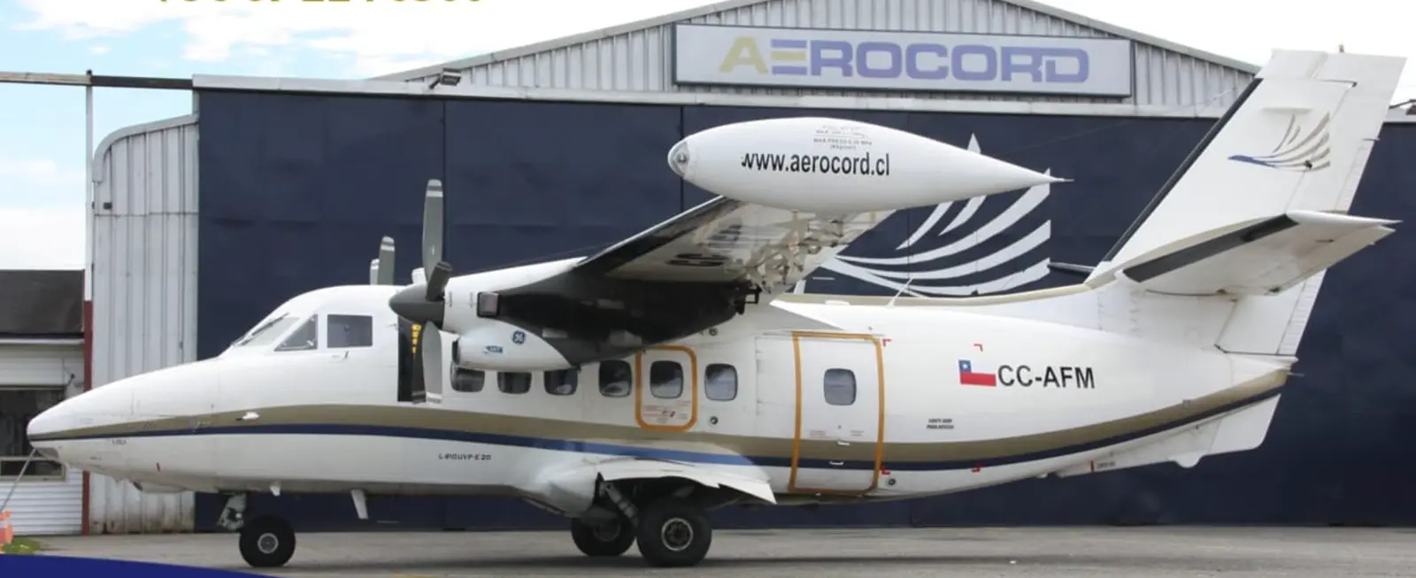 Let L-410 CC-AFM operated by Aerocord, exterior