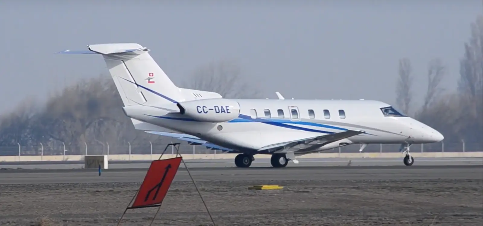 Pilatus PC-24 CC-DAE operated by Aviasur Aircraft Management SPA, exterior