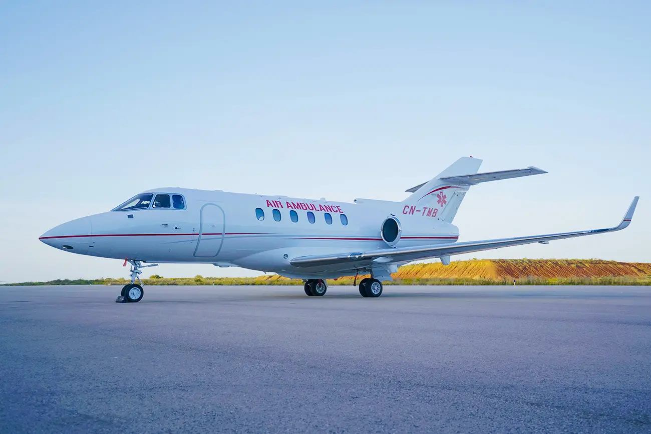 Beechcraft Hawker 800XP CN-TMB