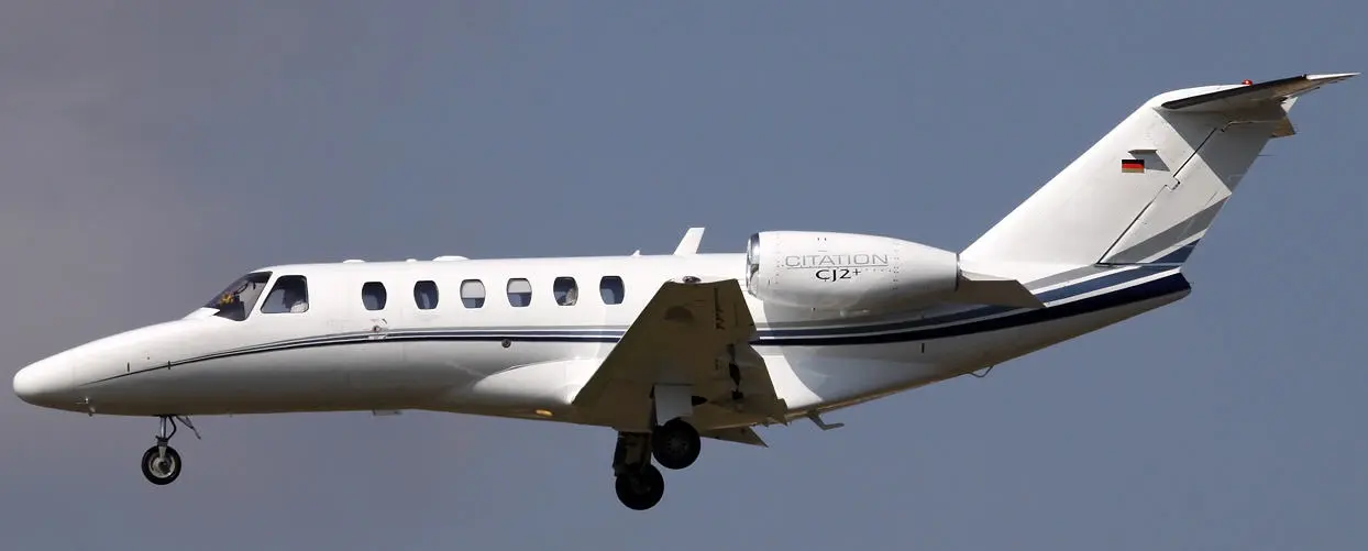 Cessna Citation CJ2+ CS-DOT operated by Valair Private Jets, exterior
