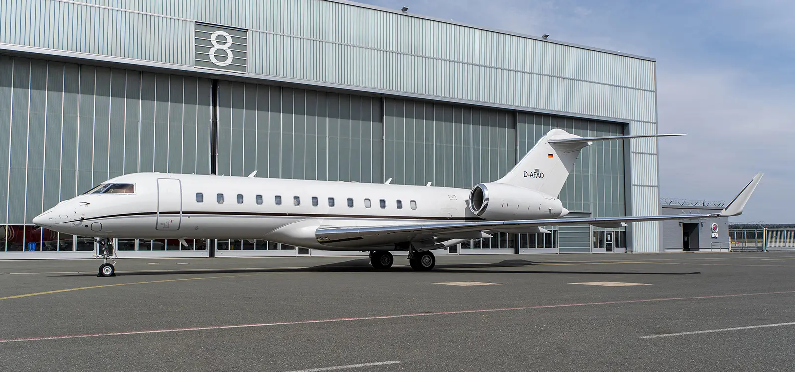 Bombardier Global Express D-AFAO operated by FAI Aviation Group, exterior