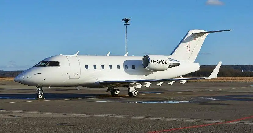 Bombardier Challenger 604 D-ANGB operated by MHS Aviation GmbH, exterior