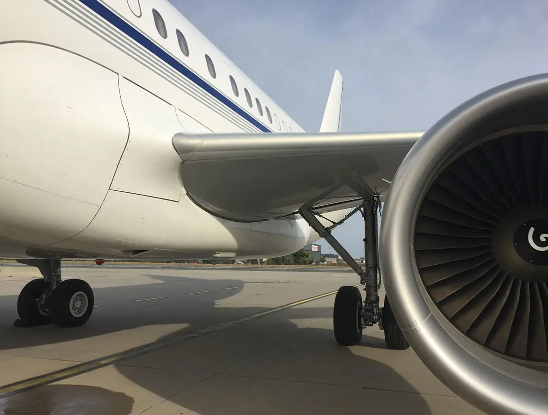 Airbus ACJ319 D-APGS operated by K5-Aviation GmbH, exterior