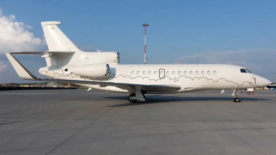 Dassault Falcon 7X D-ATON operated by Vistajet, exterior