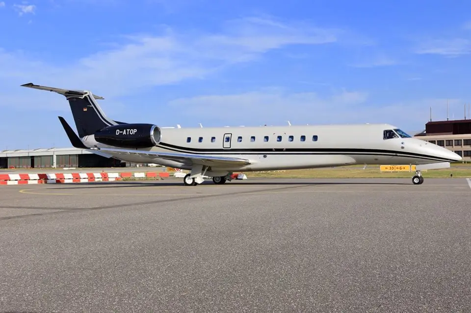 Embraer Legacy 650 D-ATOP operated by Vistajet, exterior