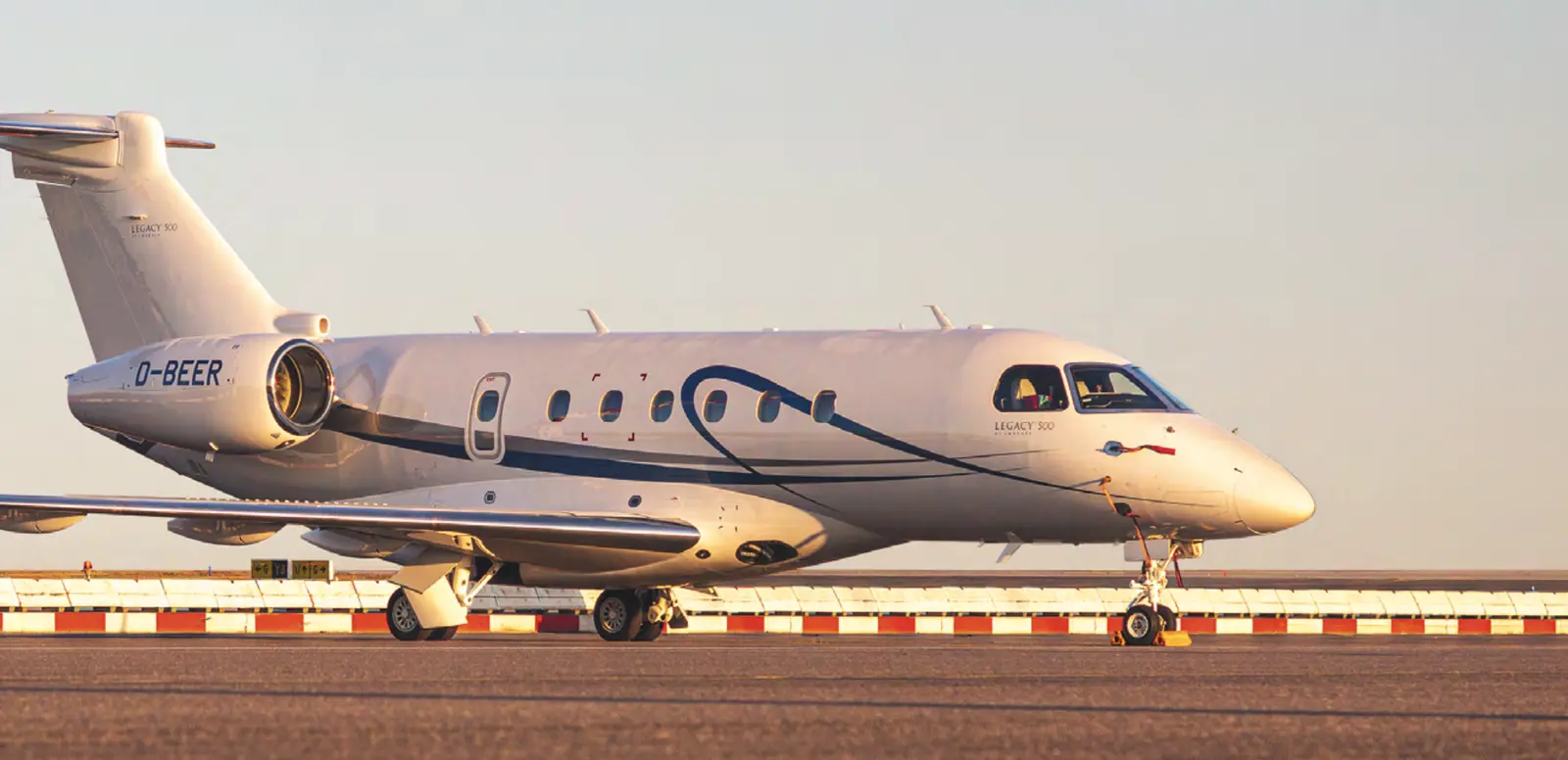 Embraer Legacy 500 D-BEER operated by Vistajet, exterior