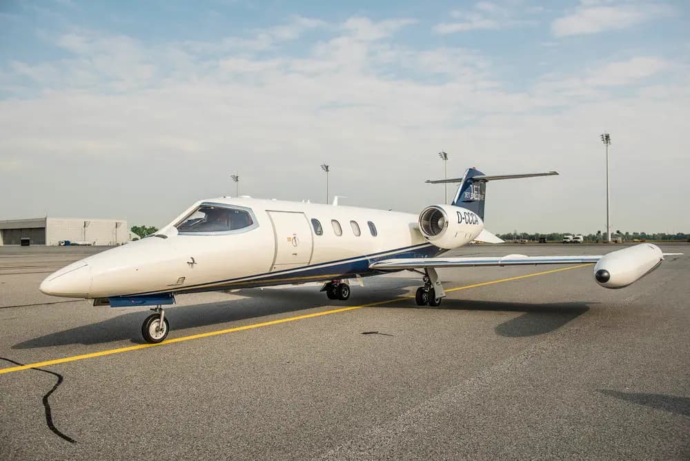 Bombardier Learjet 35A D-CCCA operated by Jet Executive International Charter, exterior