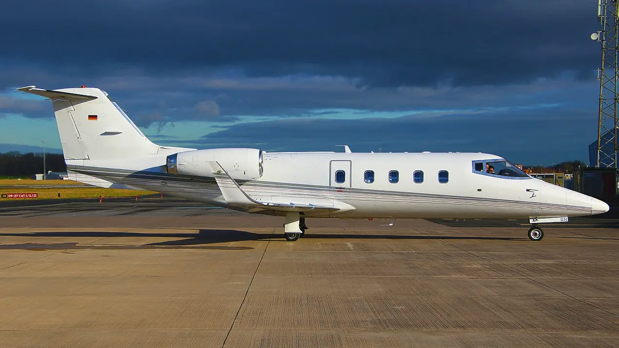 Bombardier Learjet 55 D-CCGN operated by Quick Air Jet Charter GmbH photo 3