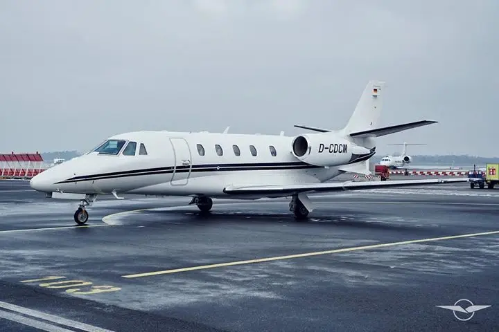 Cessna Citation XLS+ D-CDCM operated by Vistajet, exterior