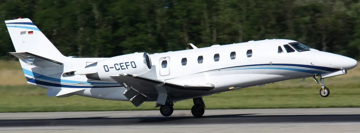 Cessna Citation XLS+ D-CEFO operated by Vistajet, exterior