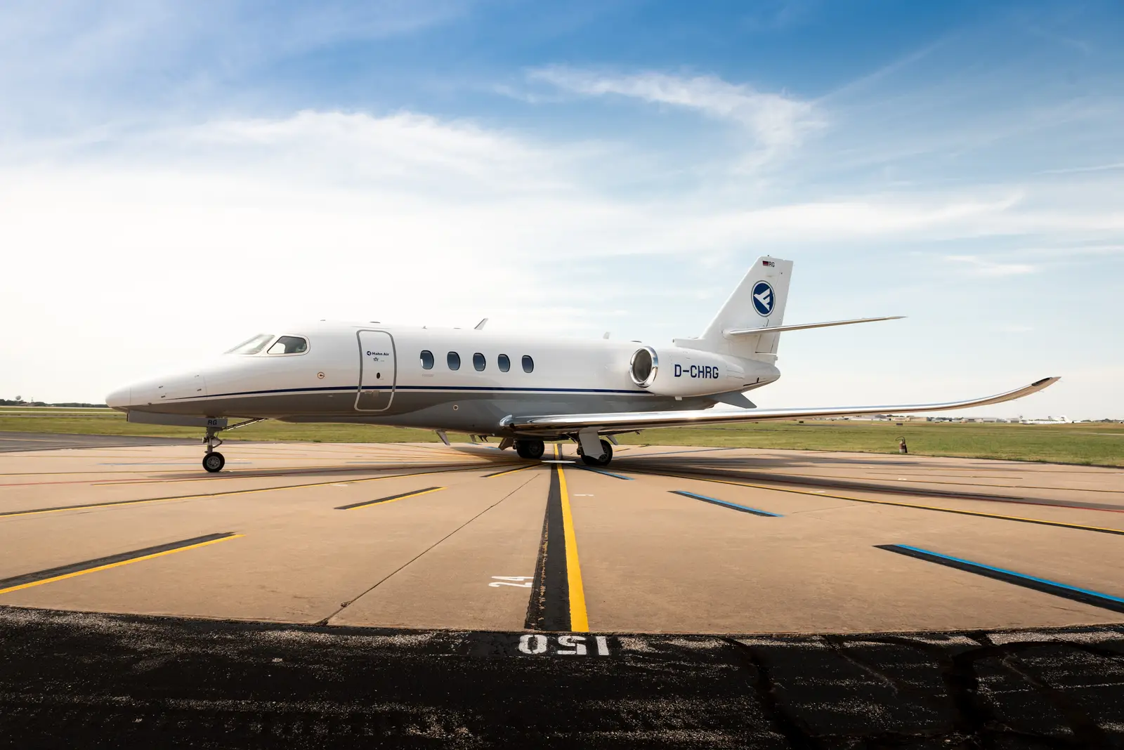 Cessna Citation Latitude D-CHRG operated by Hahn Air Lines GmbH, exterior