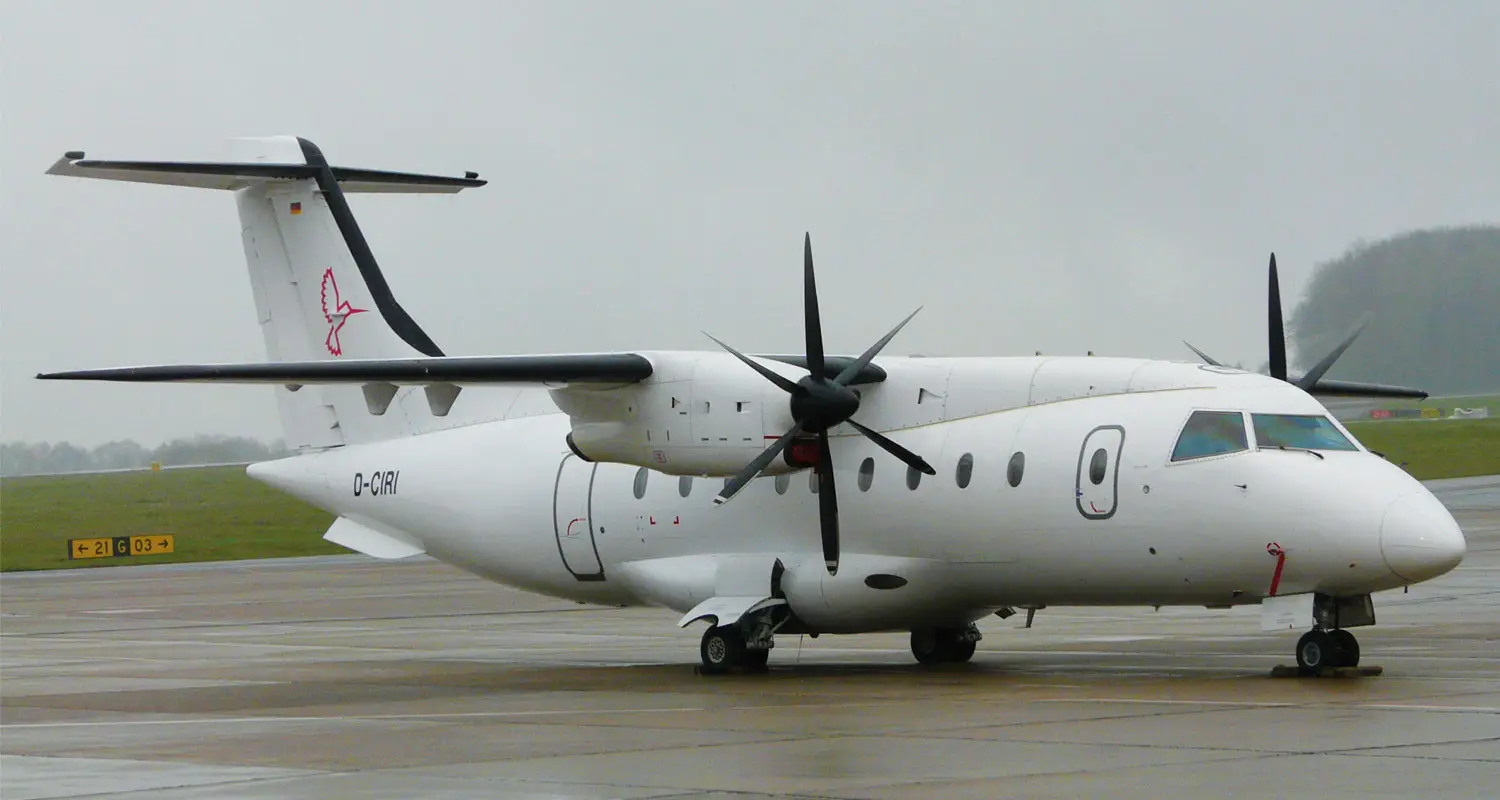 Dornier 328 D-CIRI operated by MHS Aviation GmbH, exterior