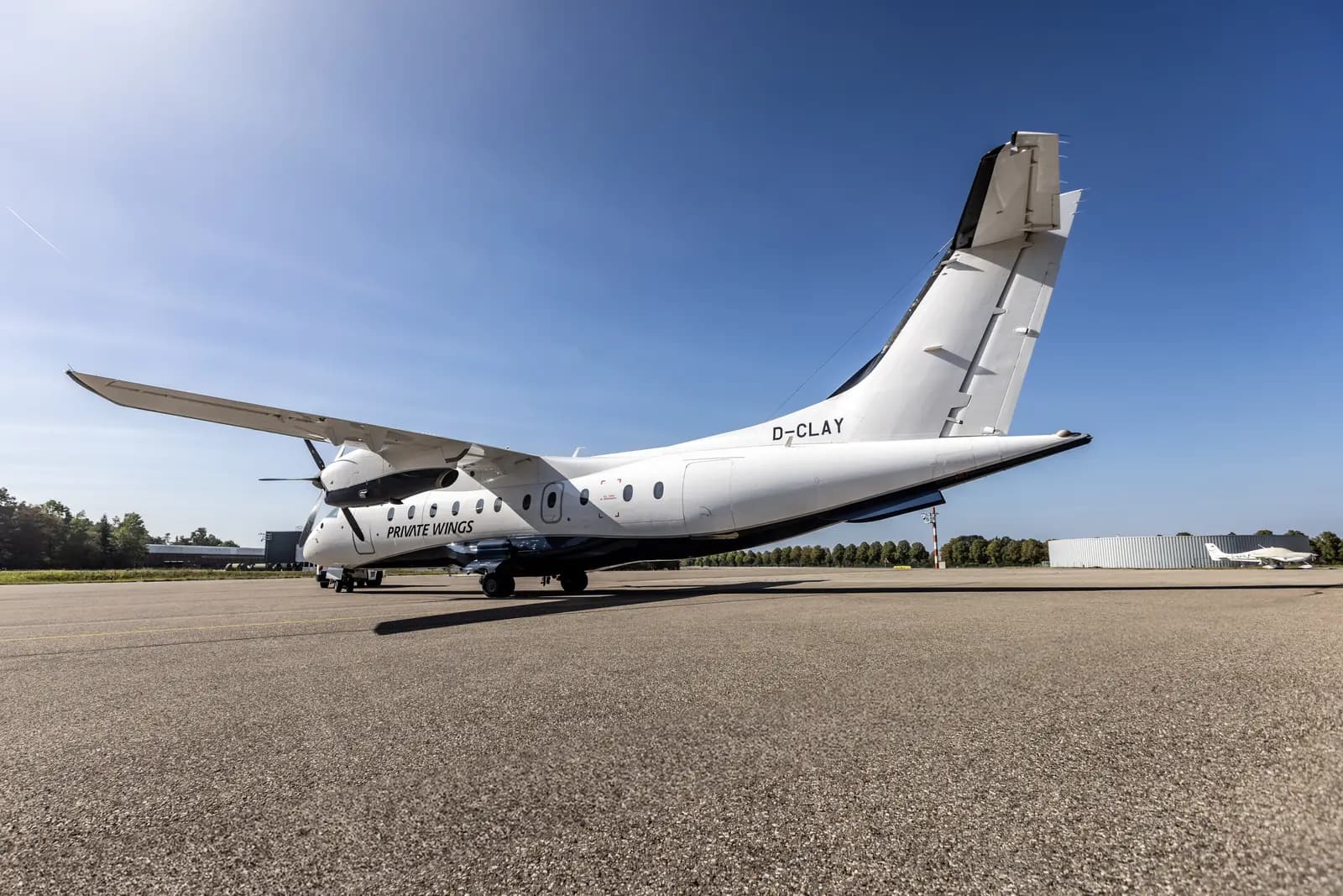 Dornier 328 Jet D-CLAY operated by Private Wings, exterior