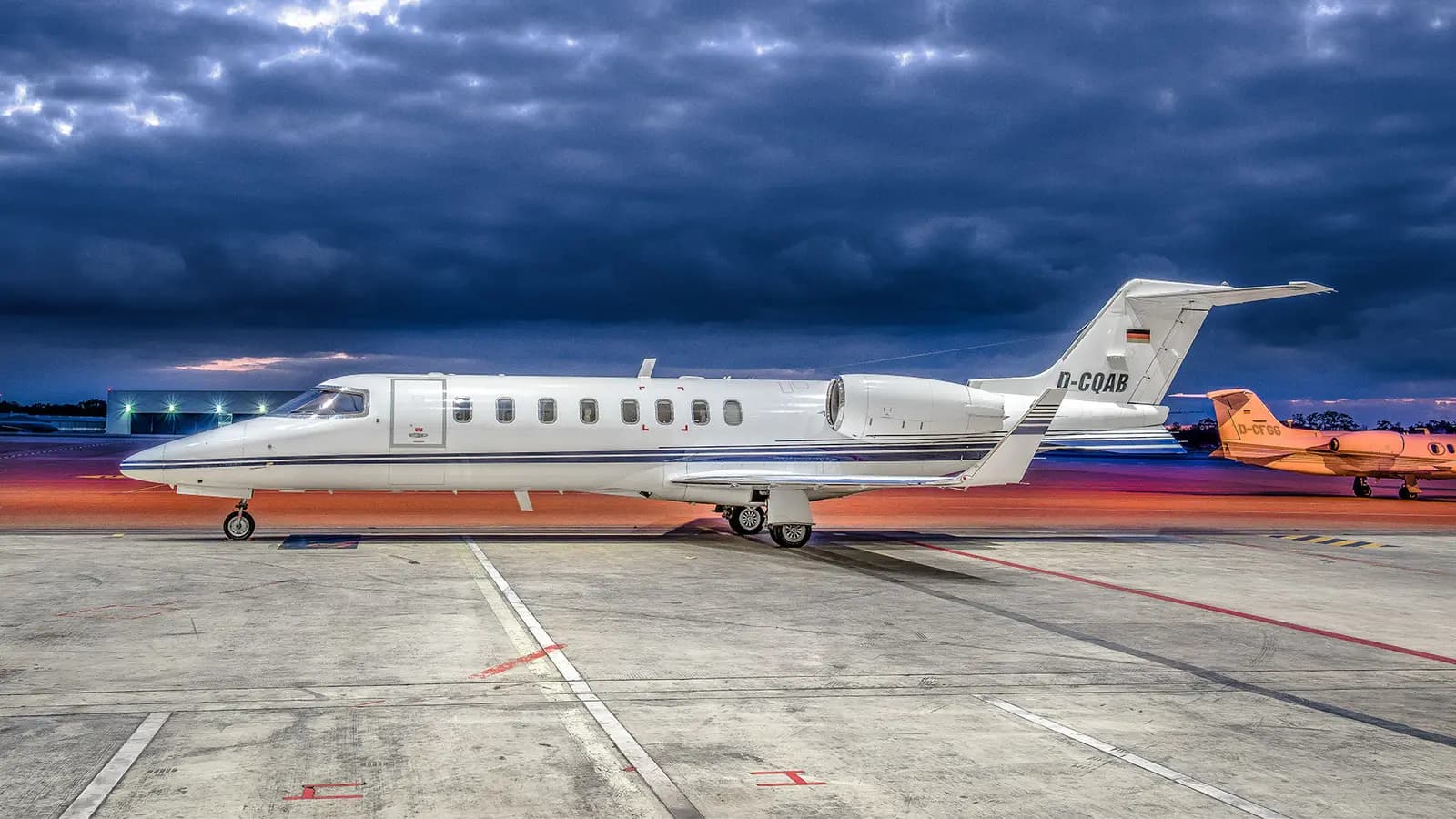 Bombardier Learjet 45XR D-CQAB operated by Quick Air Jet Charter GmbH, exterior
