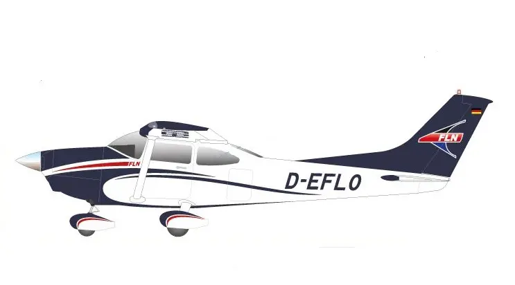Cessna 182 D-EFLO operated by FLN Die Inselflieger, exterior