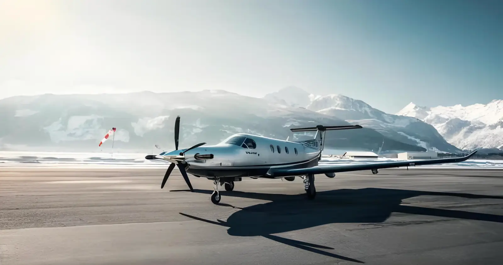 Pilatus PC-12/47 NG D-FCMS operated by Air Independence, exterior