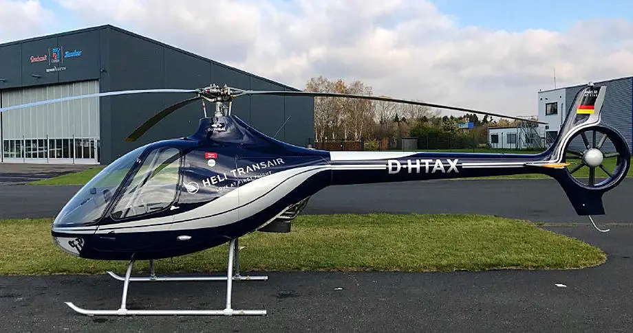Guimbal Cabri G2 D-HTAX operated by Heli Transair, exterior