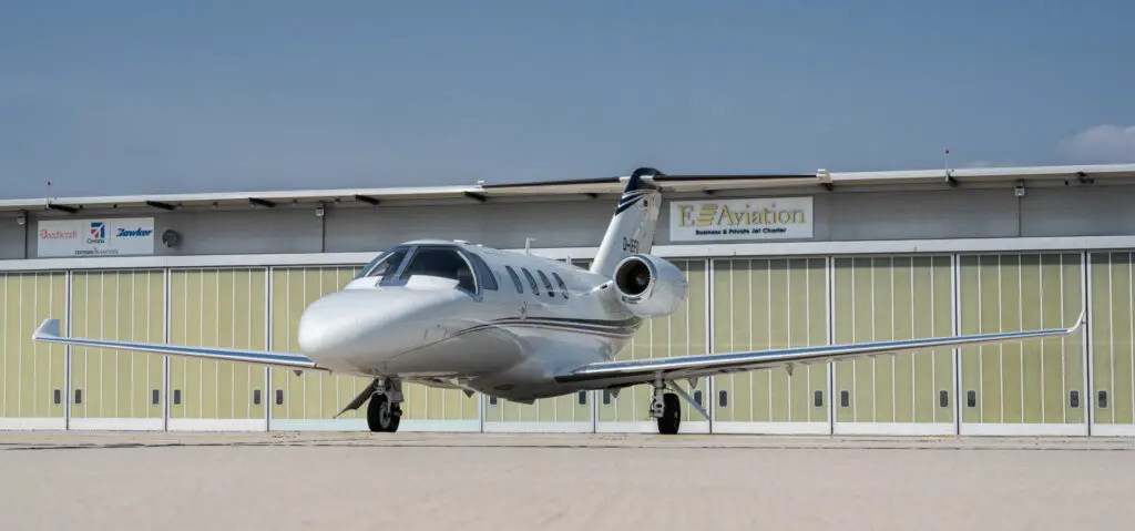 Cessna Citation M2 D-IEFD operated by E-Aviation, exterior