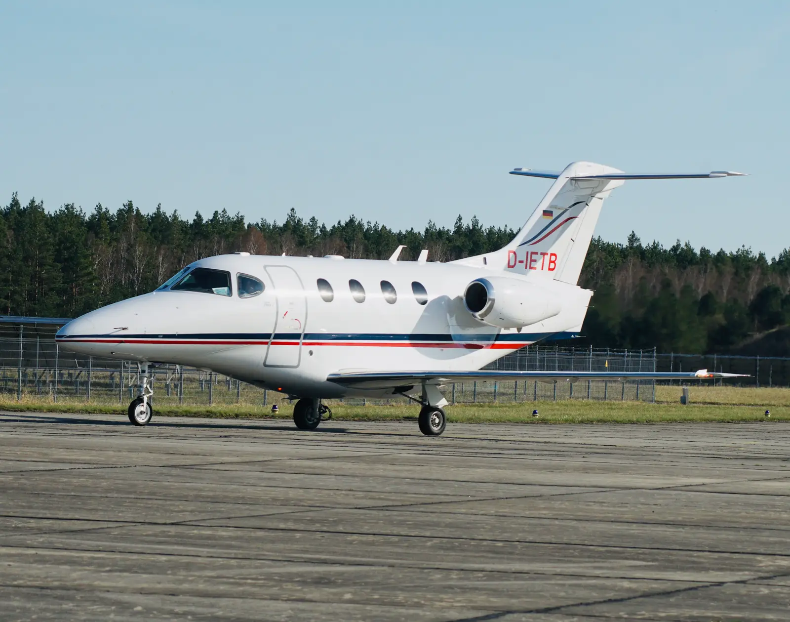 Beechcraft Premier 1 D-IETB operated by Finow Air Service GmbH, exterior