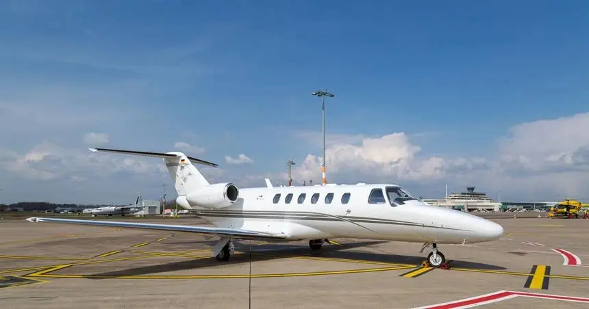 Cessna Citation CJ2+ D-IFRT operated by Atlantic Air Solutions, exterior