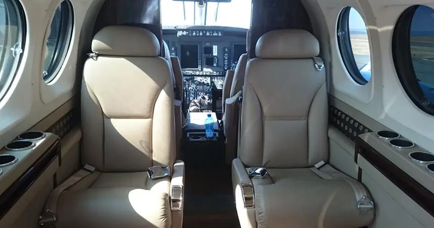 Beechcraft King Air C90 D-IGCS operated by Fair Air GmbH photo 3