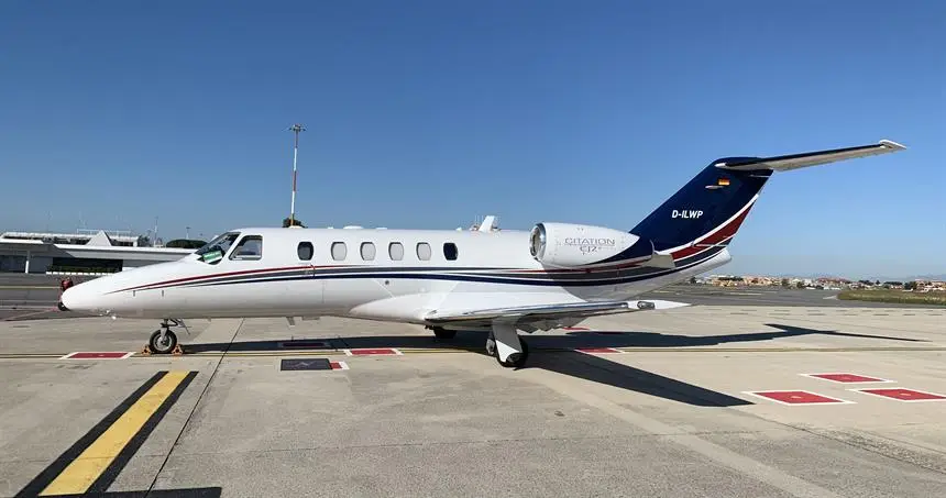 Cessna Citation CJ2+ D-ILWP operated by DigaJet GmbH, exterior