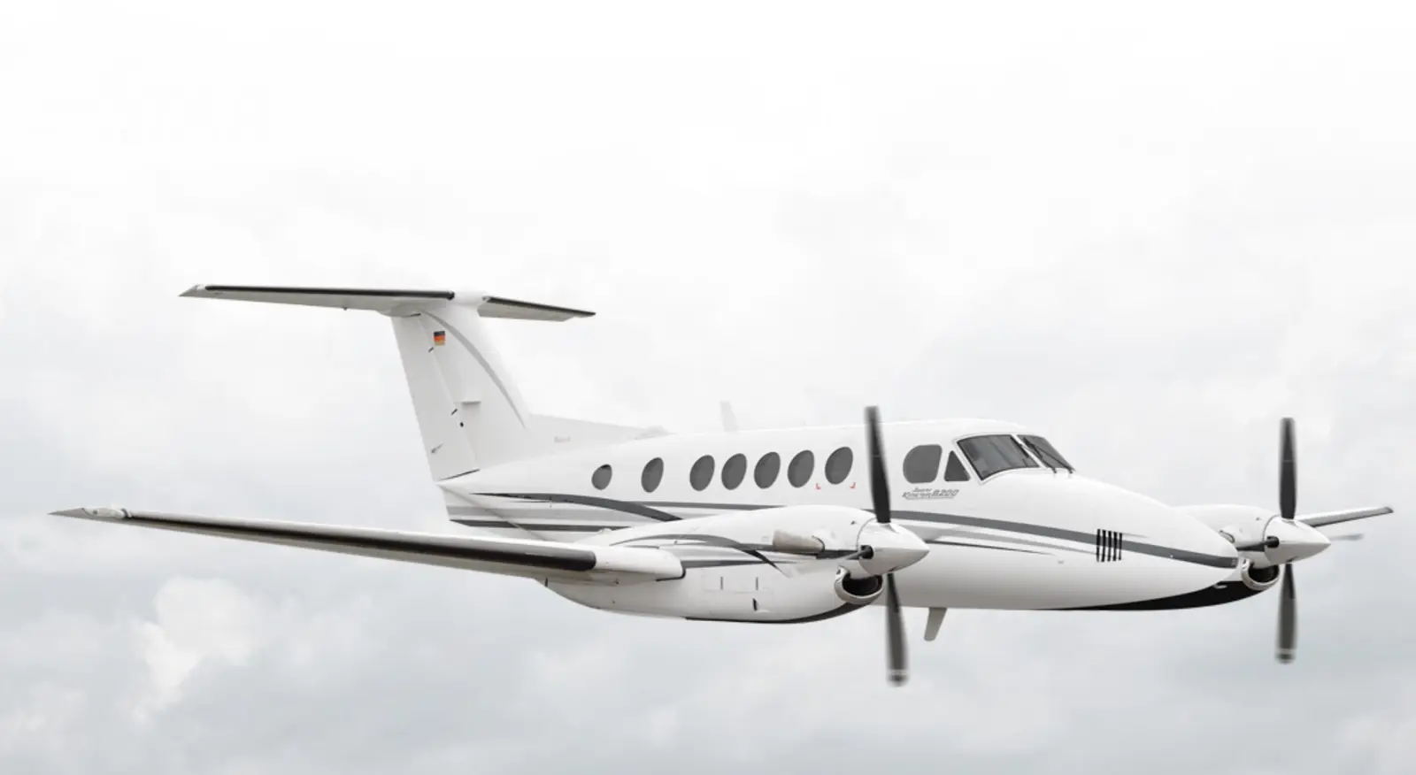 Beechcraft King Air 200 D-IVIP operated by Starwings GmbH photo 3