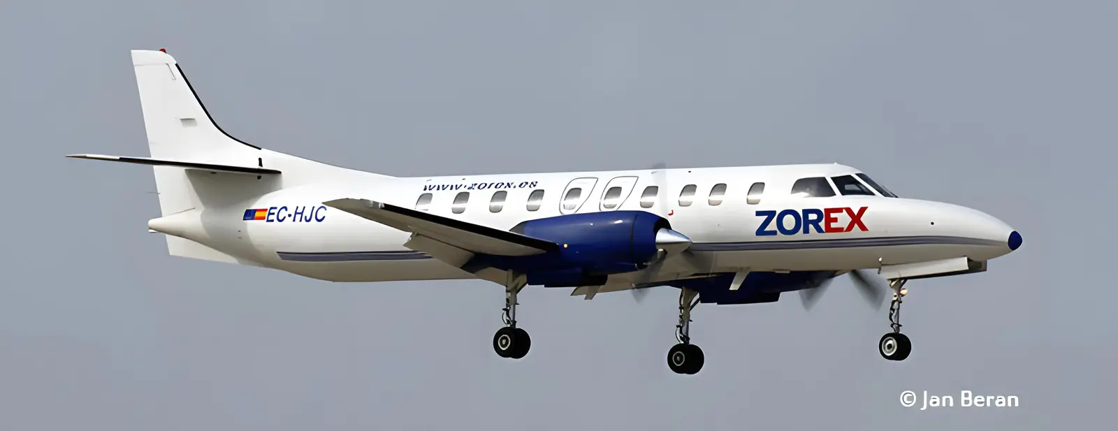 Fairchild Metro II EC-HJC operated by Zorex Air Transport, exterior