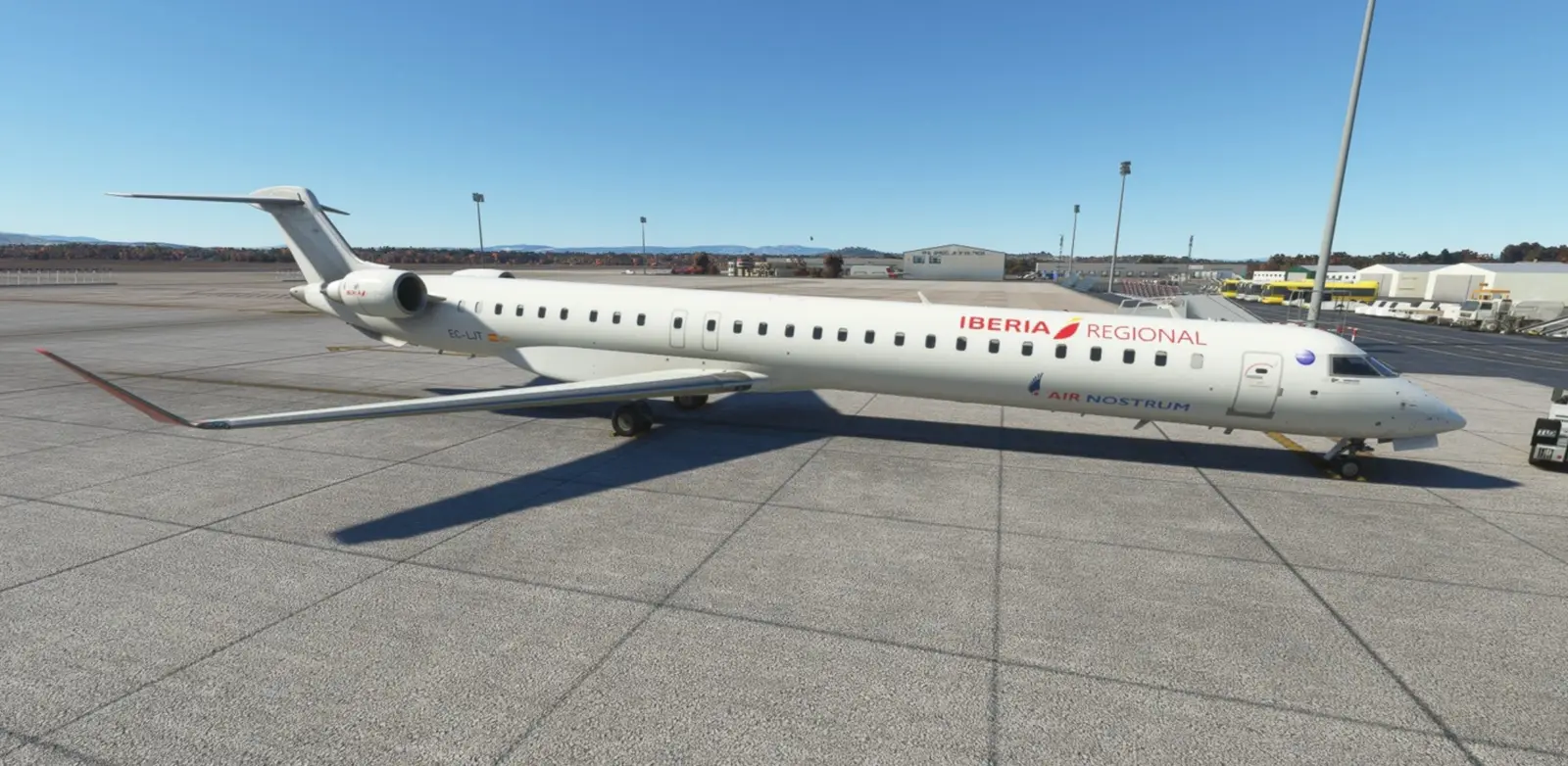 Bombardier CRJ-1000 EC-LJT operated by Air Nostrum, exterior