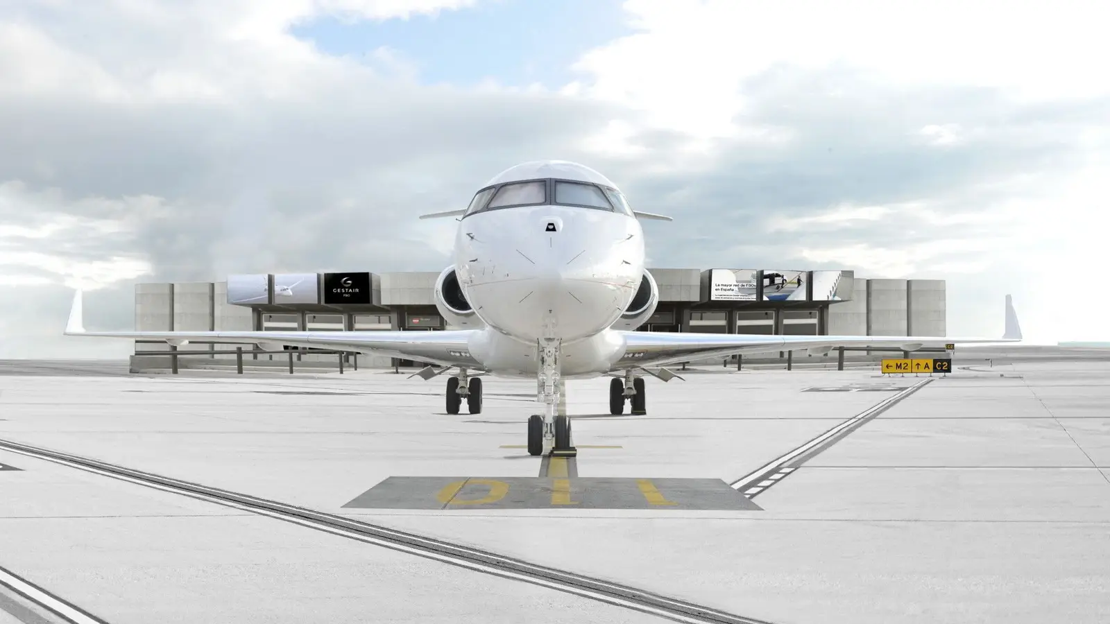 Bombardier Global Express XRS EC-MNH operated by Gestair photo 6