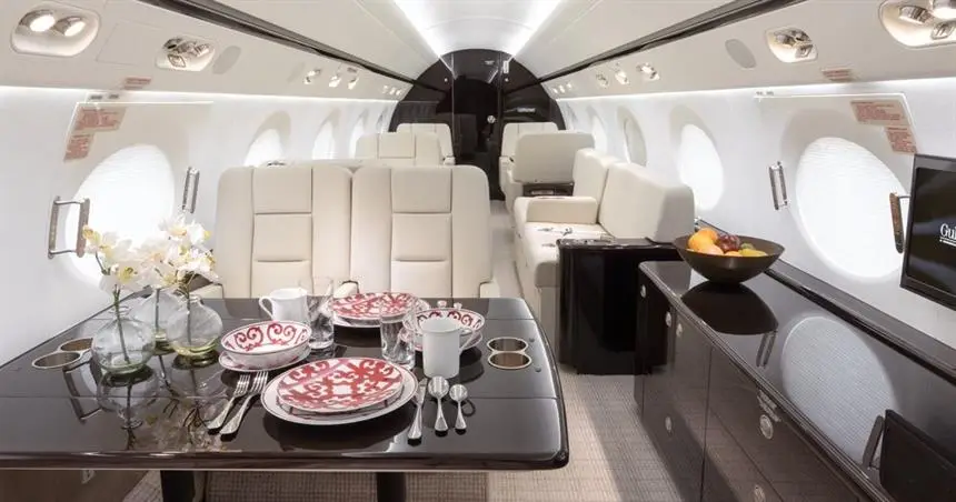 Gulfstream G550 EC-MRL operated by Gestair photo 3