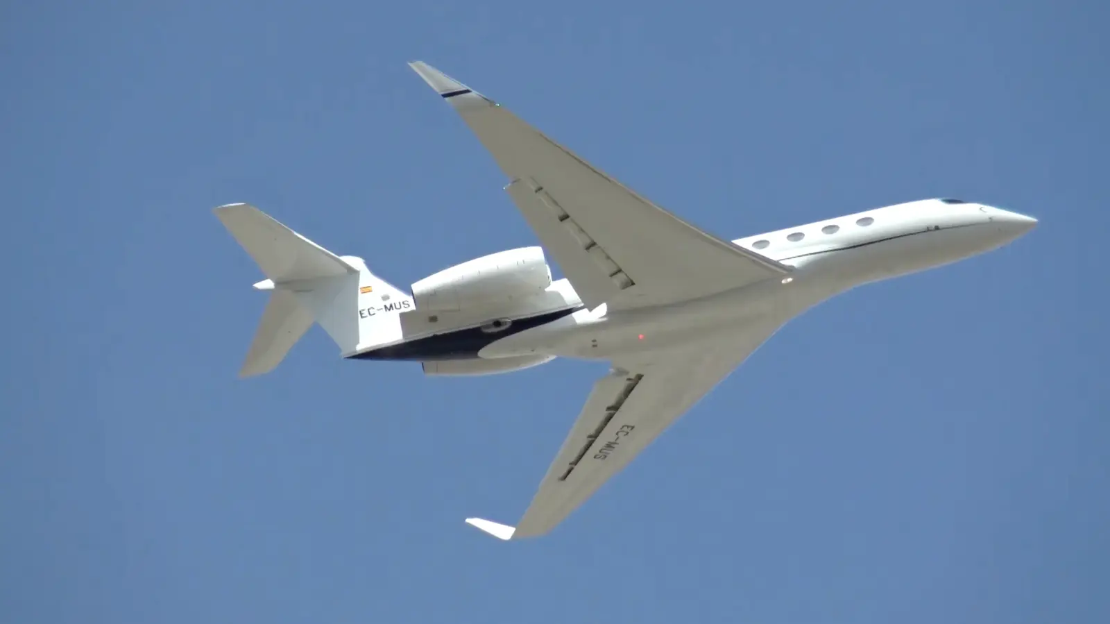 Gulfstream G650 EC-MUS operated by Gestair, exterior