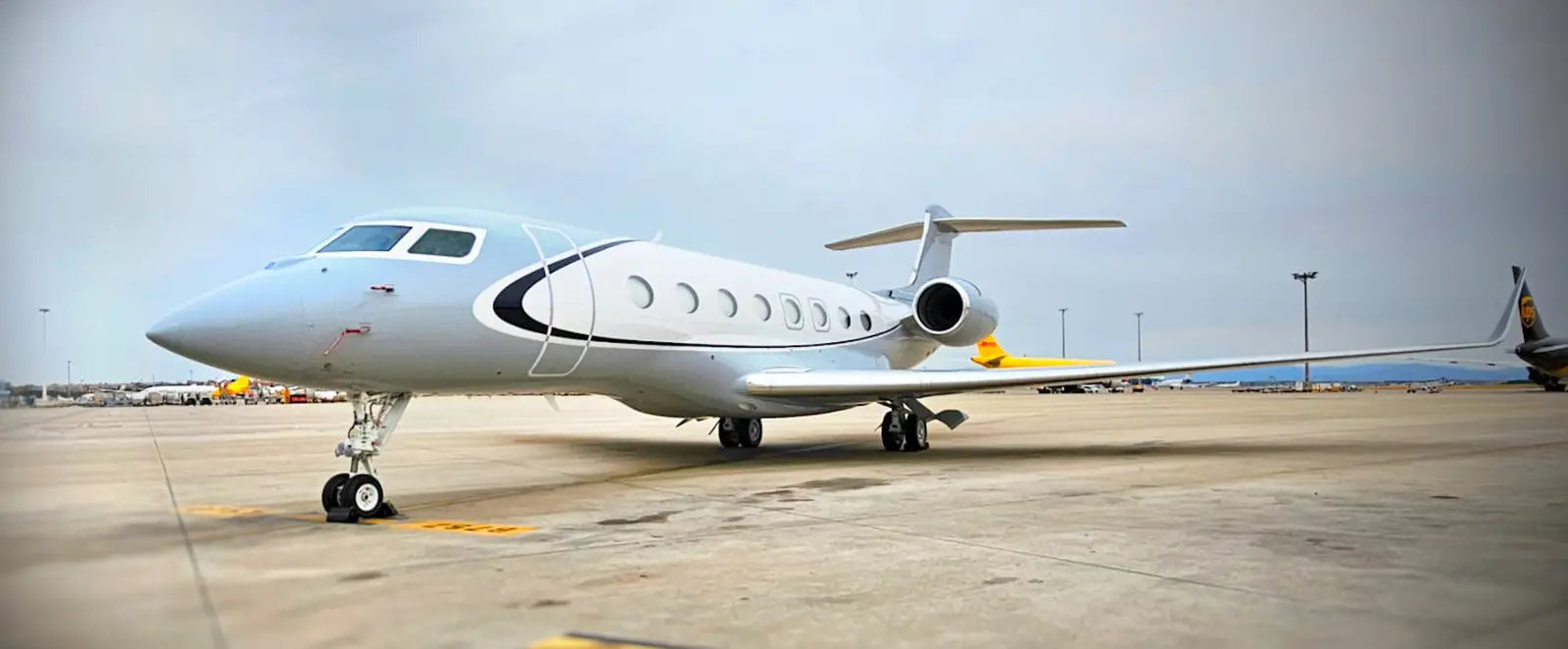 Gulfstream G650ER EC-OGB operated by Gestair, exterior