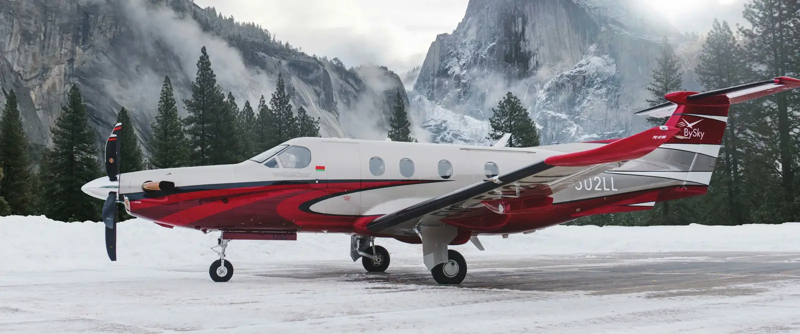 Pilatus PC-12/47 NG EW-502LL operated by BySky, exterior