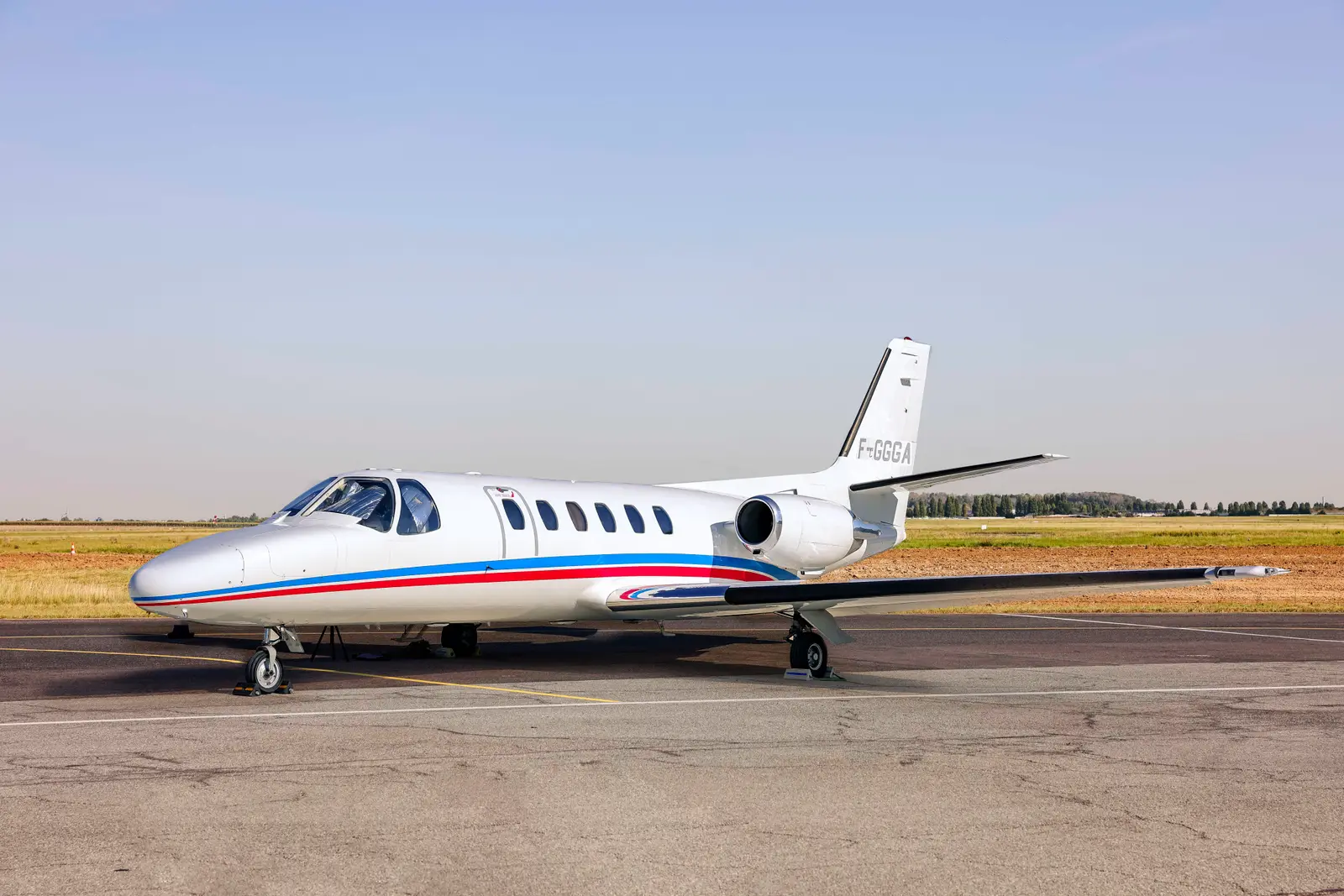 Cessna Citation II F-GGGA operated by Valljet Airline, exterior