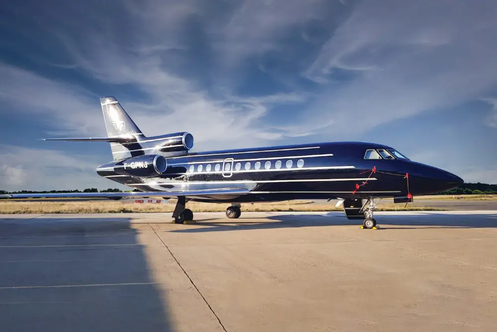 Dassault Falcon 900EX F-GPNJ operated by Luxaviation Group Europe, exterior
