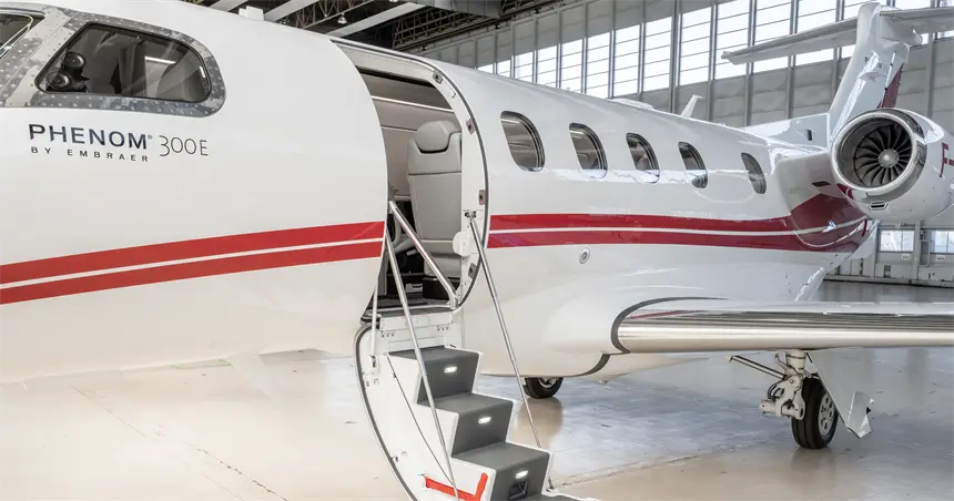 Embraer Phenom 300E F-GXAE operated by ADM Aviation Executive, exterior