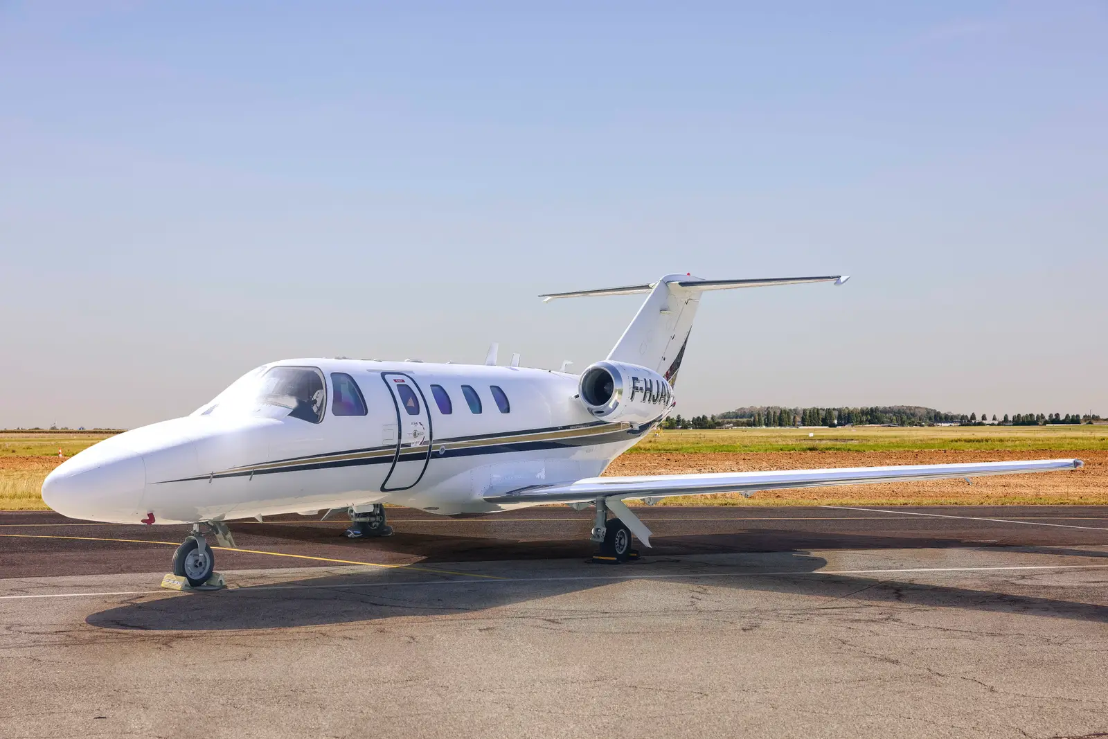 Cessna Citation CJ1 F-HJAV operated by Valljet Airline, exterior