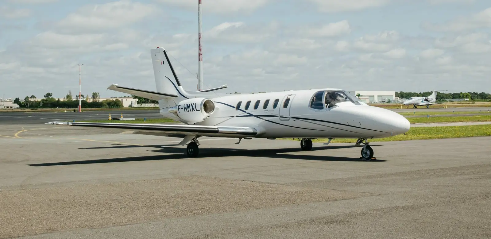 Cessna Citation II F-HMXL operated by Airlec Air Espace, exterior
