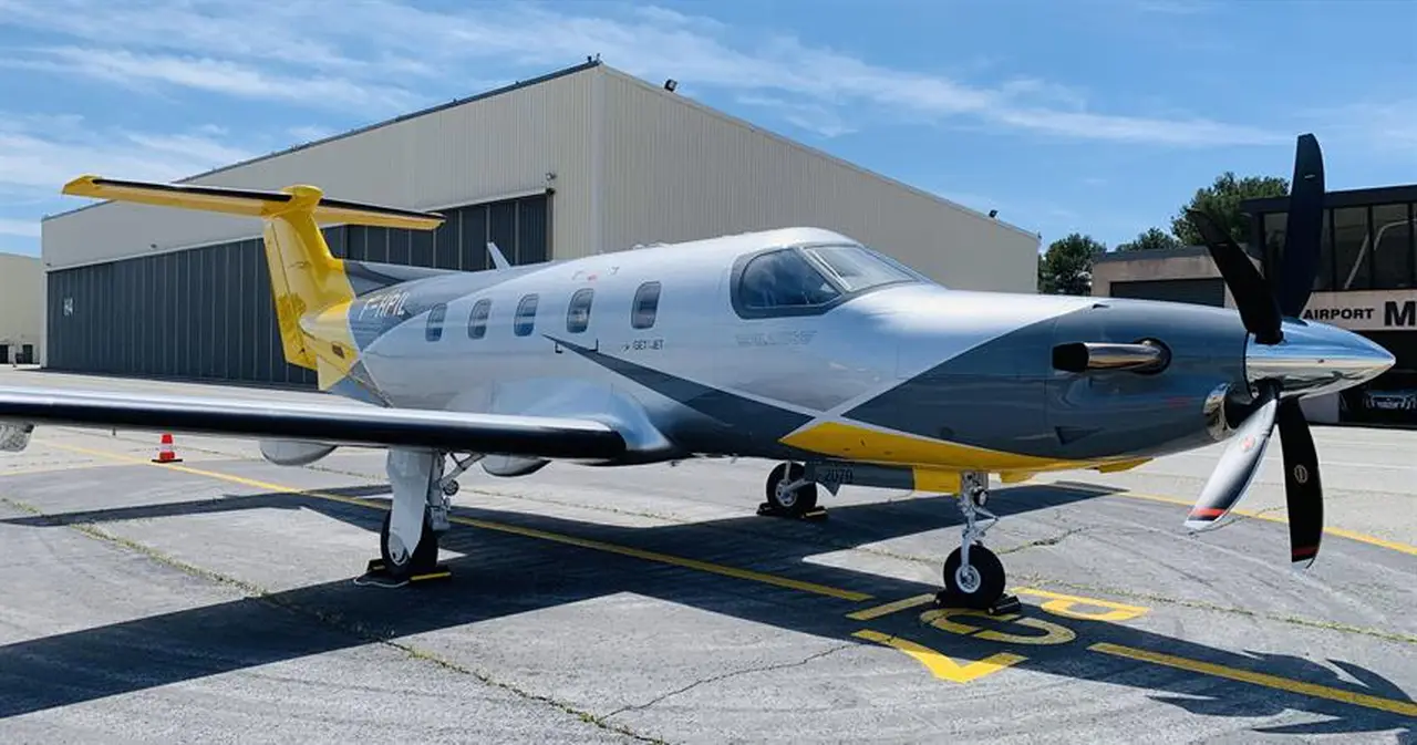 Pilatus PC-12/47 NG F-HPIL operated by GET1JET, exterior