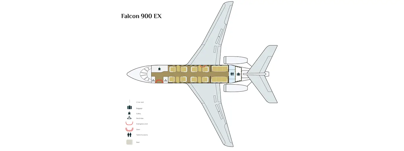 Dassault Falcon 900EX F-HREG operated by Airlec Air Espace photo 3