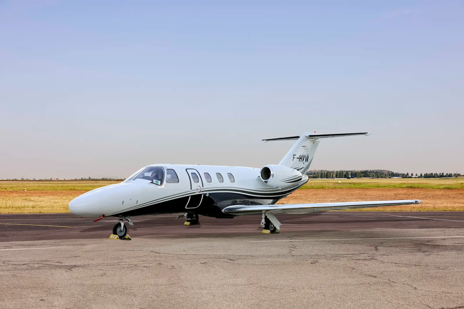 Cessna Citation CJ1+ F-HVVA operated by Valljet Airline, exterior