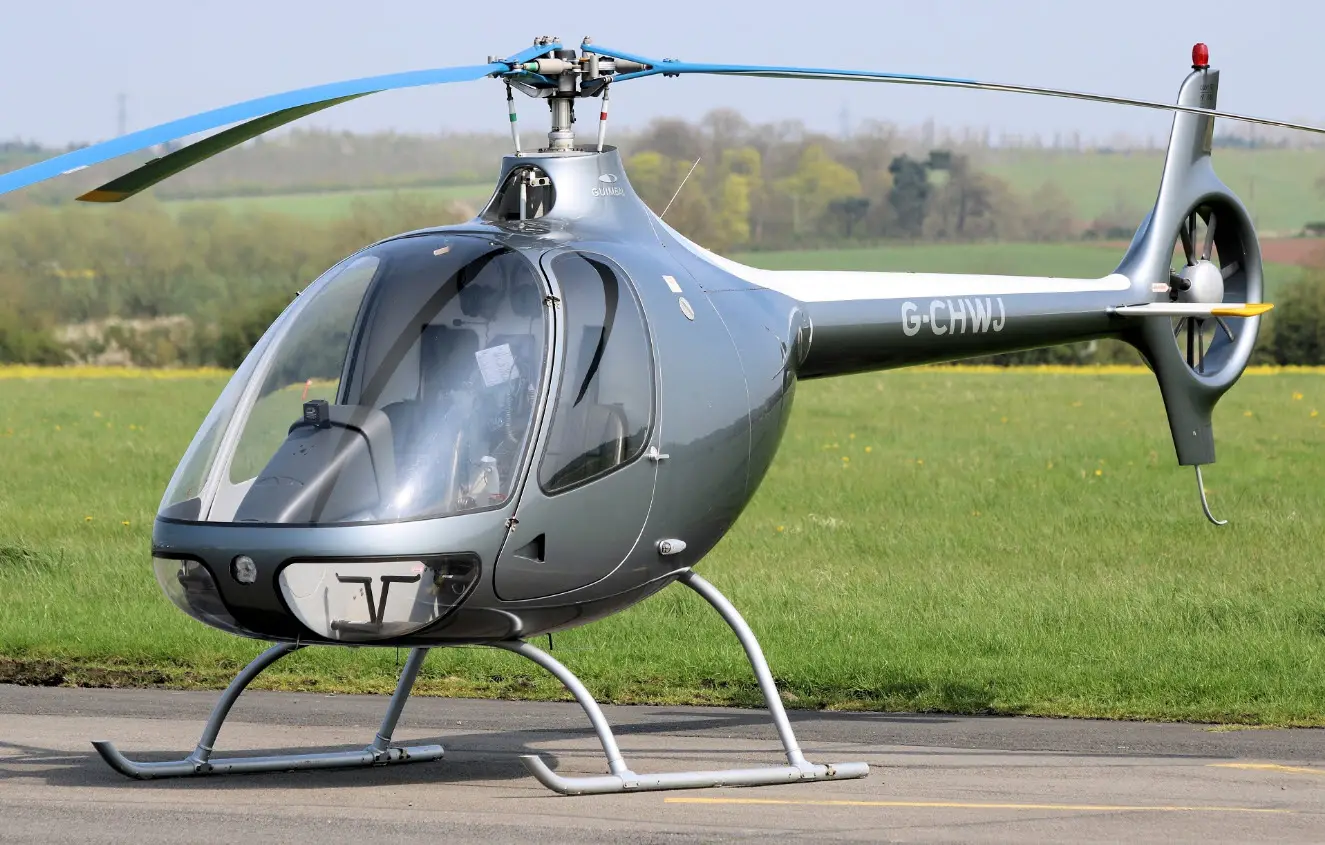 Guimbal Cabri G2 G-CHWJ operated by Voler Aviation Services, exterior