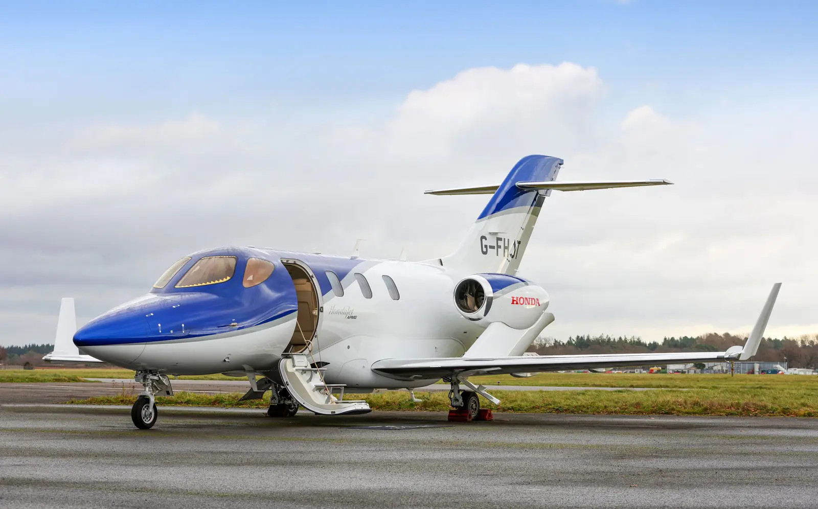 Honda HondaJet G-FHJT operated by Bookajet, exterior