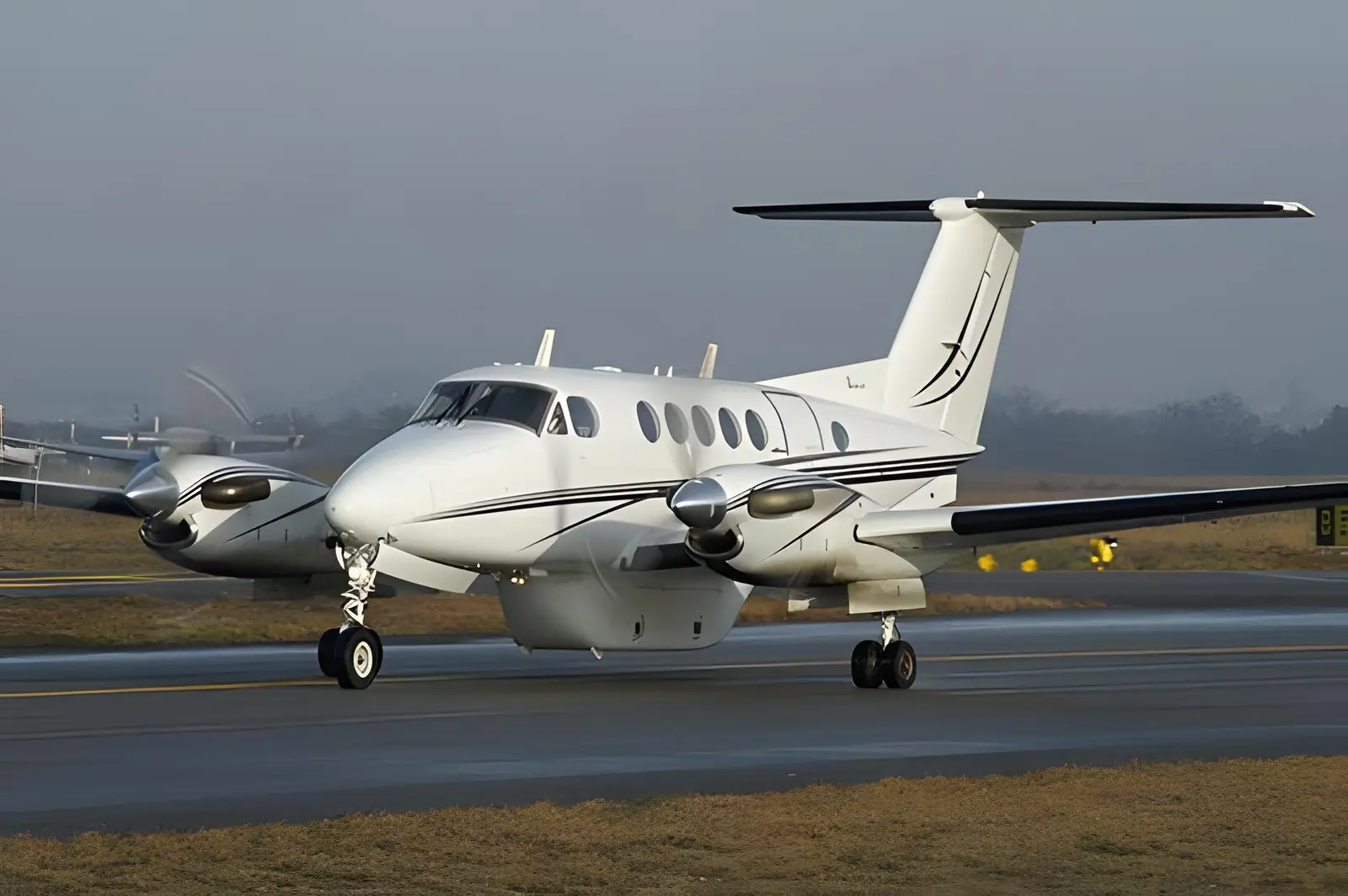 Beechcraft King Air 200 G-GHSV operated by Lydd Air, exterior