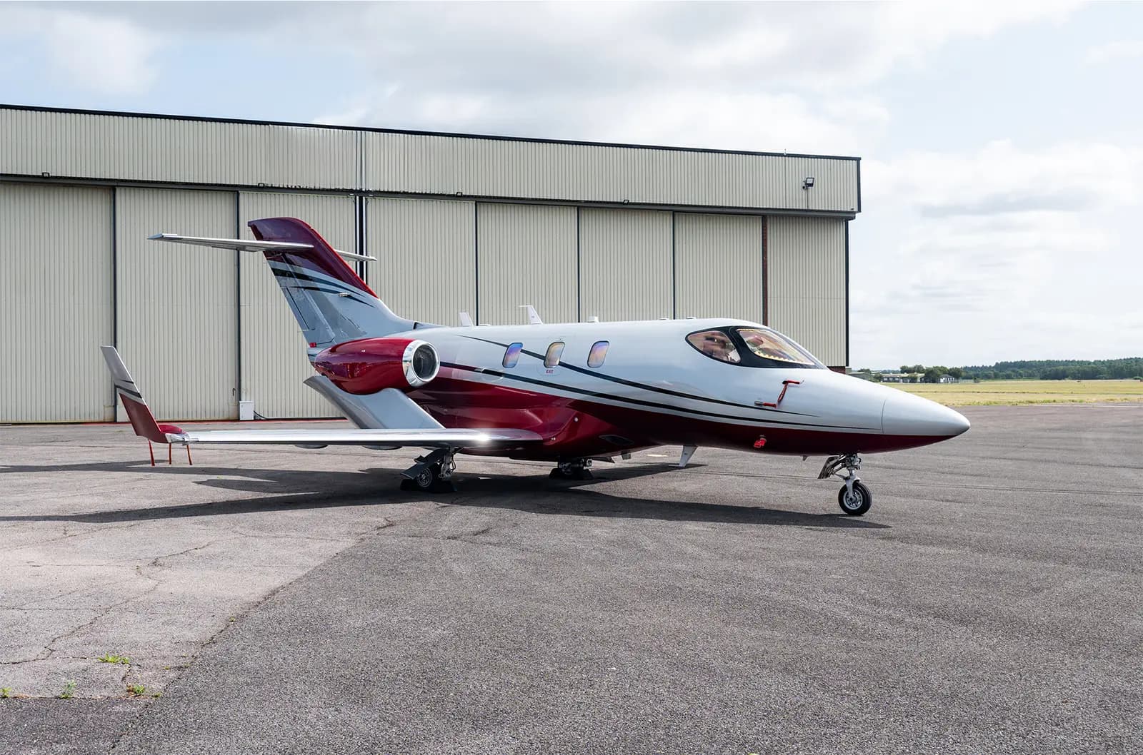 Honda HondaJet G-HJUK operated by Bookajet, exterior