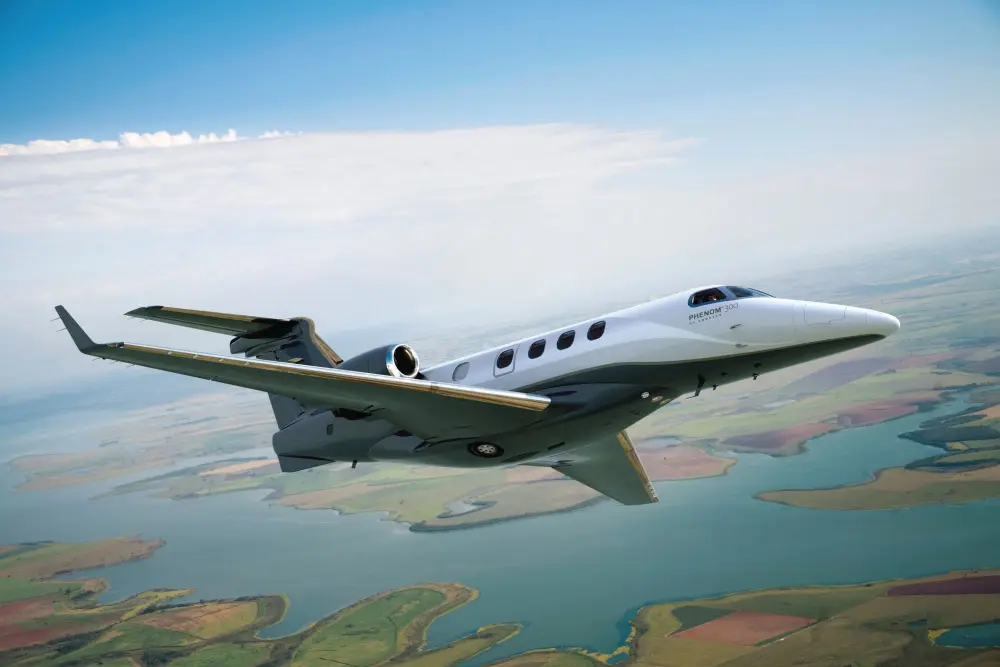 Embraer Phenom 300 G-JAGA operated by Luxaviation Group Europe, exterior
