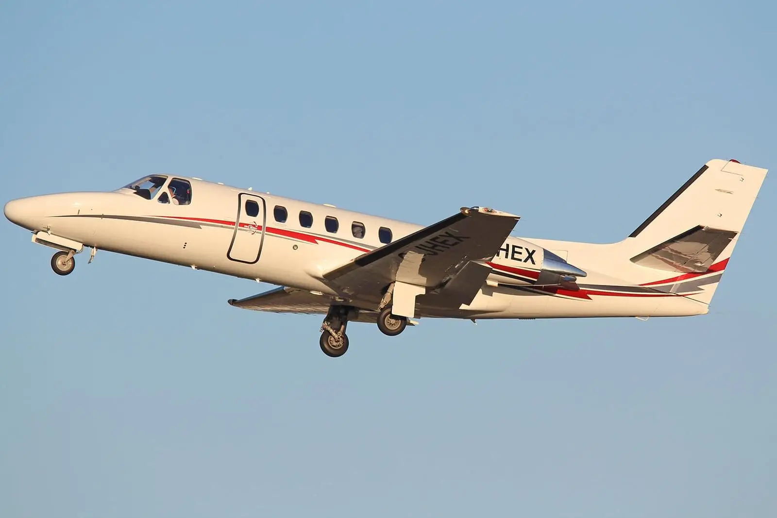 Cessna Citation Bravo G-JHEX operated by DragonFly Executive Aviation Charter, exterior